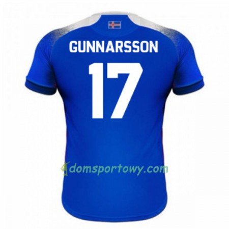 Koszulka Islandia Gunnarsson 17 Domowe Koszulki Piłkarskie Mistrzostwa Świata 2018